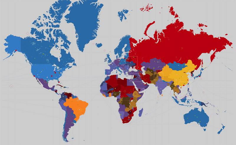 World Geopolitics Map